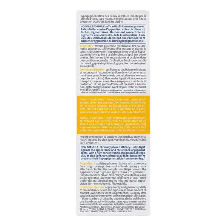 Photoderm M - Protector solar, unifica el tono con acabado mate