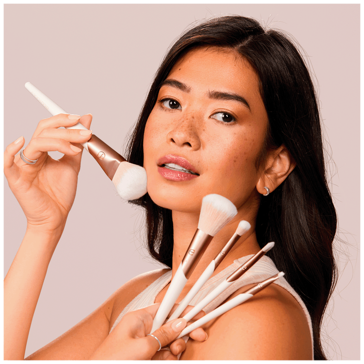 Ecoluxe Natural Elegance - Kit de brochas, para maquillaje
