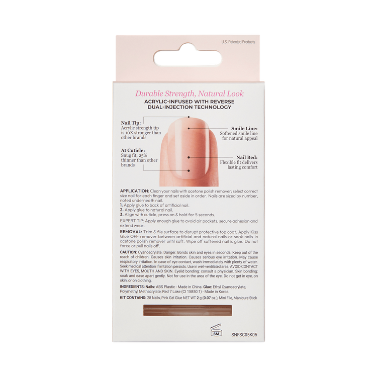 Salon Acrylic Uñas postizas hasta 7 días de duración