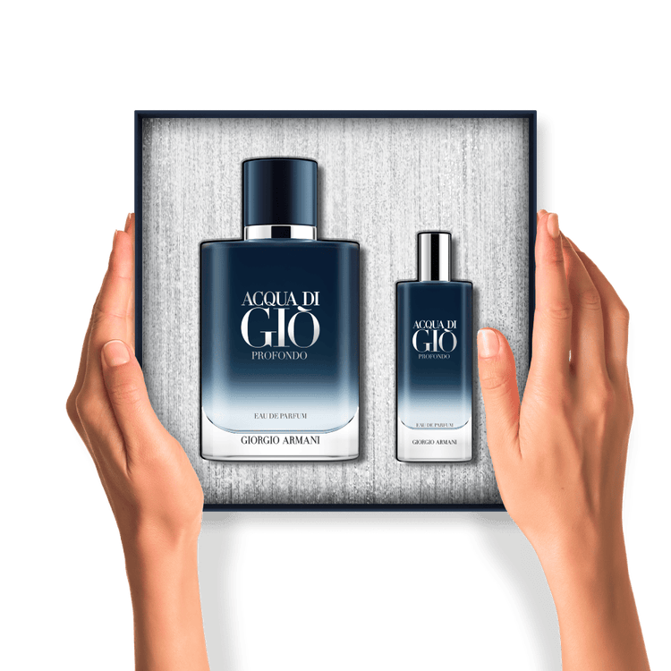 Acqua di Giò Profondo - Set de regalo, Eau de Parfum 100 ml + 15 ml