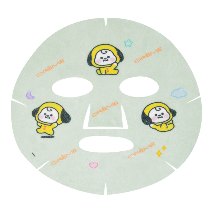 Bt21 Bright Like Baby Chimmy Printed Essence Mascarilla apariencia rejuvenecida