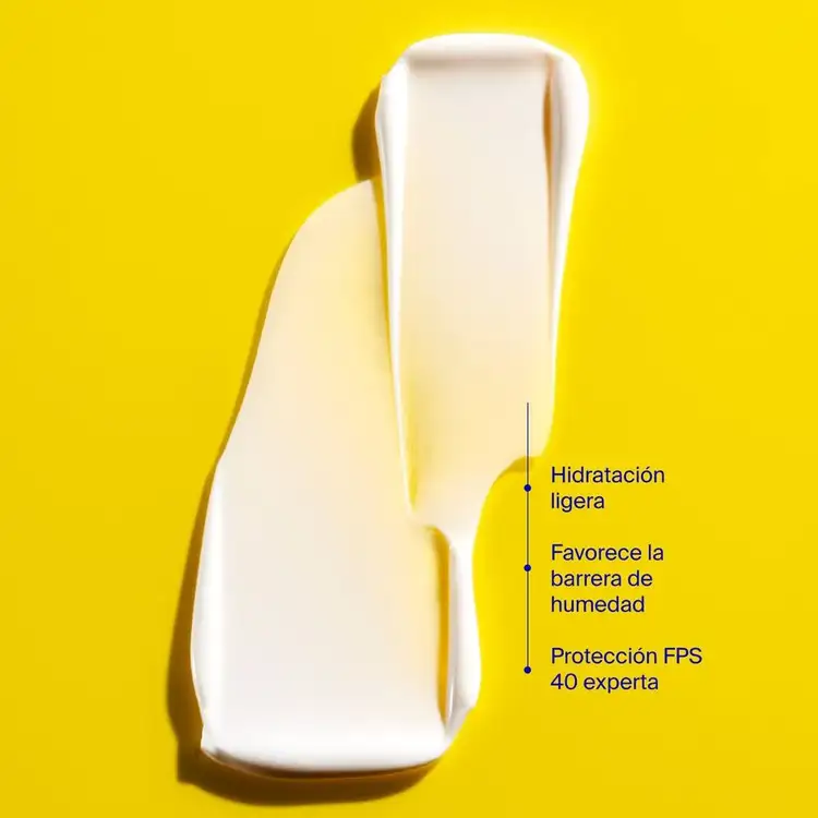 Triple Prep - Hidratante facial SPF 40, con ectoína y ácido hialurónico