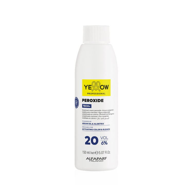 Yellow Color Agua oxigenada peróxido estabilizado con textura cremosa