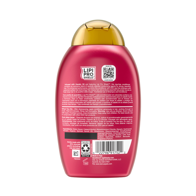 OGX Anti-Breakage Keratin Oil - Acondicionador, con keratina y aceite de argán