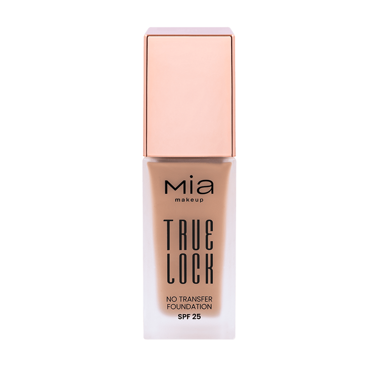 True Lock No Transfer Foundation Protector solar acabado impecable
