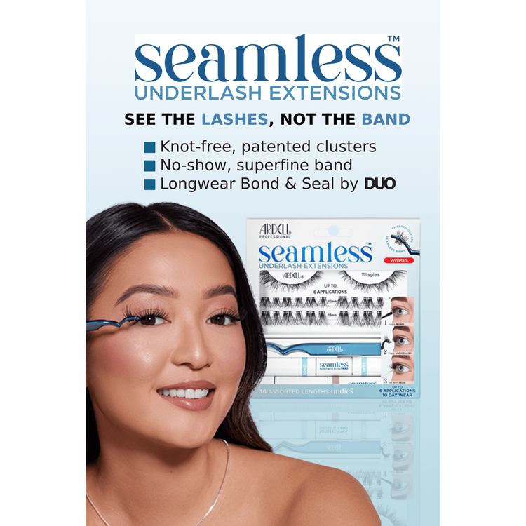 Seamless Underlash Extension Kit - Wispies Extensiones para pestañas inferiores alarga y da volumen sin que se note.