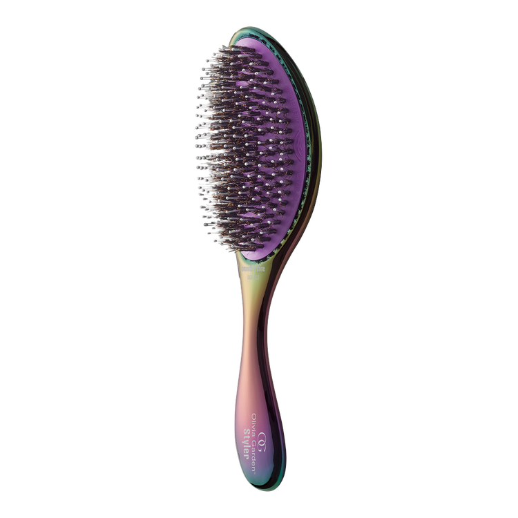 Aurora Styler Smooth & Shine - Cepillo para cabello, ideal para cabello con extensiones