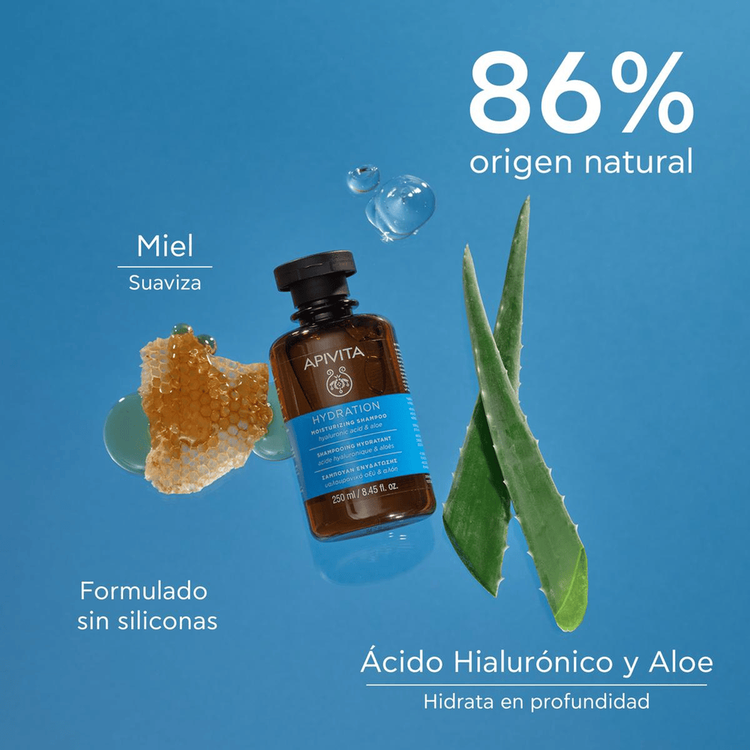 Hyaluronic hydra - Shampoo hidratante, respeta la flora natural