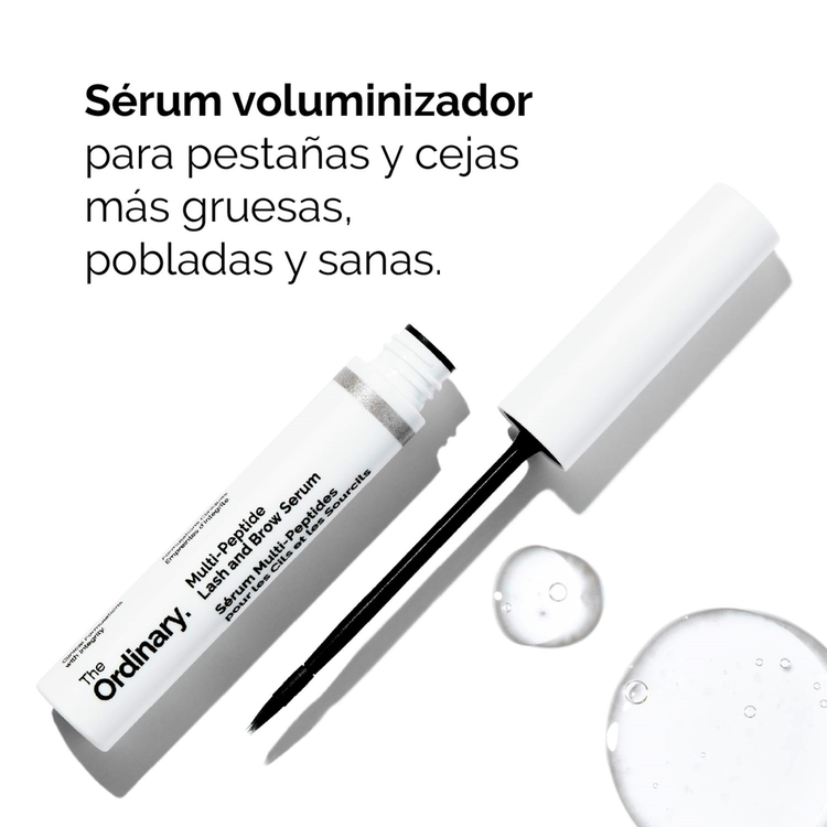 Multi-Peptide - Suero para pestañas y cejas, mejora la densidad y grosor
