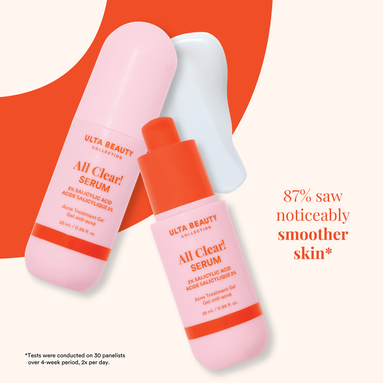 All Clear! Suero facial para una piel suave