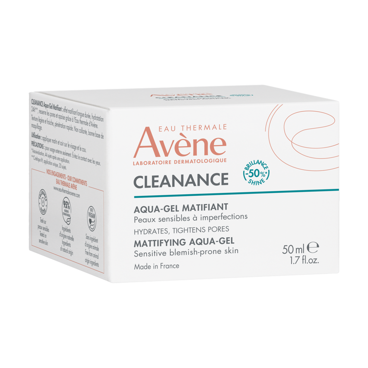 Cleanance Aqua-gel matificante controla el brillo y reduce poros abiertos