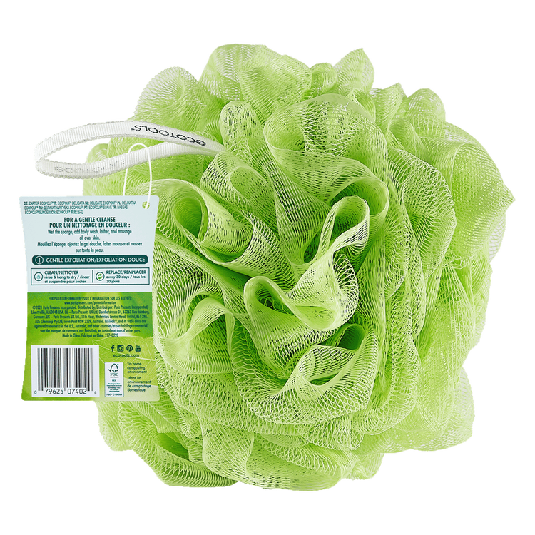 Eco Tools Delicate Ecopouf - Esponja de baño, textura suave