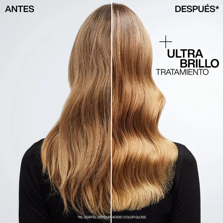 Acidic Color Gloss - Tratamiento sin enjuague, deposita brillo y vitaliza
