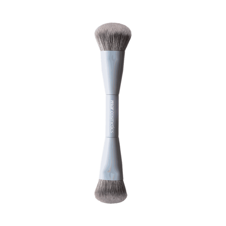 Set de 4 Brochas 2 en 1 - Kit de Brochas esenciales, con cosmetiquera