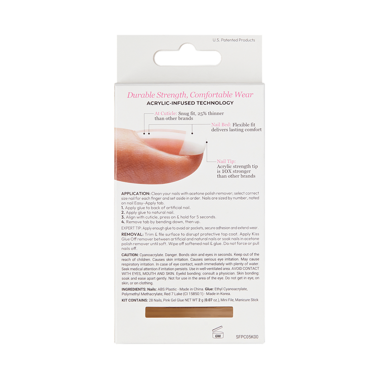 Salon Acrylic Uñas postizas hasta 7 días de duración