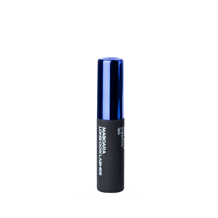 Long Cow Lashes Mini - Máscara para pestañas waterproof alargadora, versión mini, 6 gr