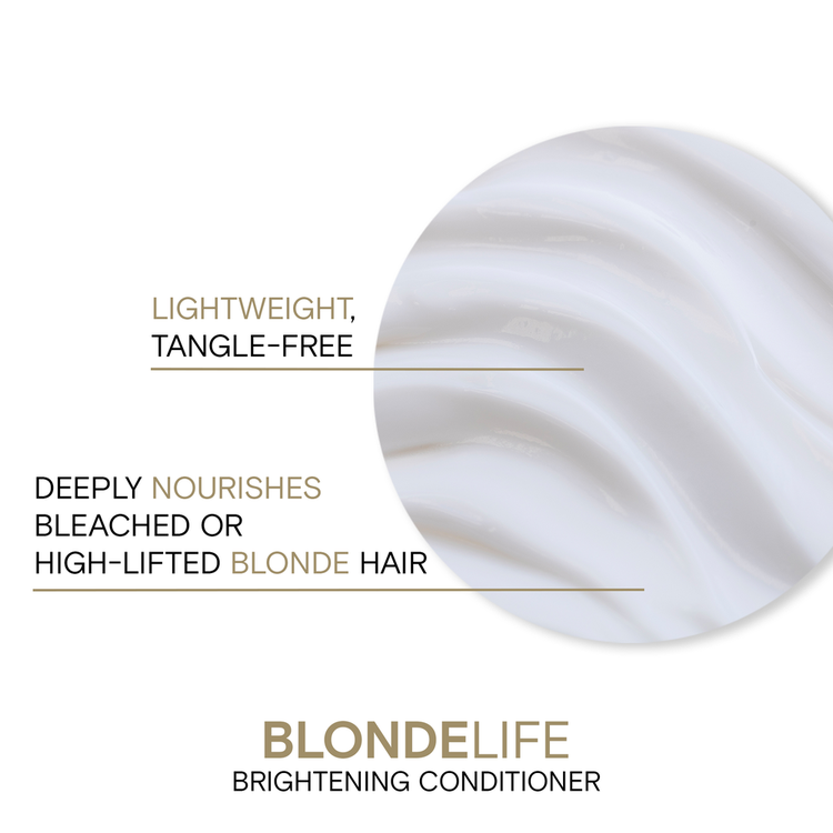 Blonde Life Brightening Acondicionador hidrata y renueva el cabello