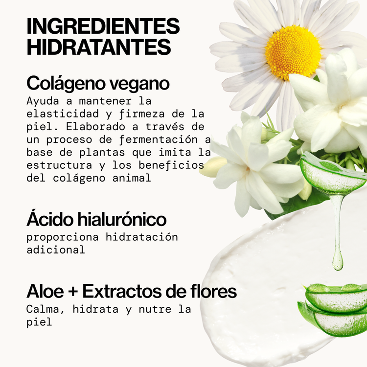 Vegan Collagen Complex Face Suero facial limpiador potencia la hidratación