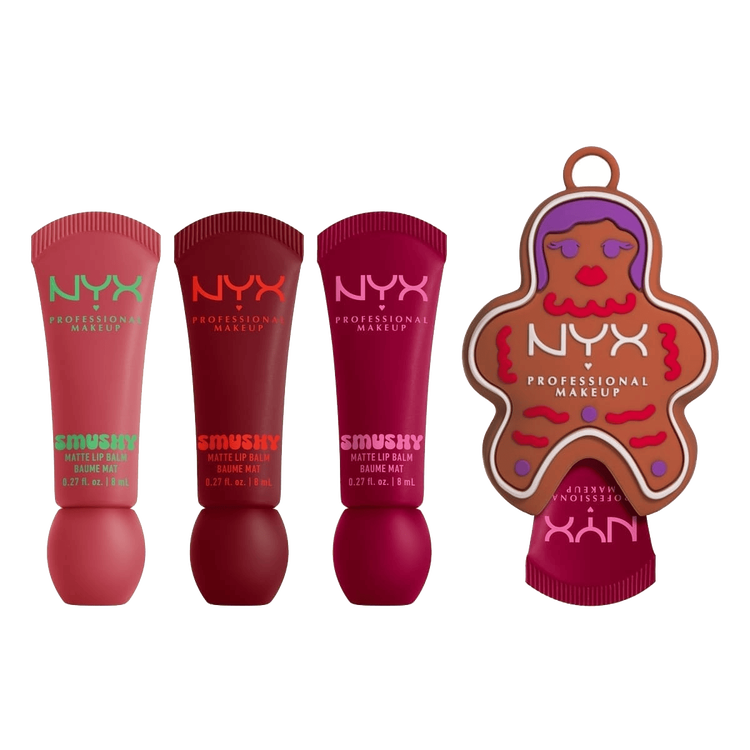 Gingerbaddie - Smushy Kit, 3 bálsamos labiales edición limitada