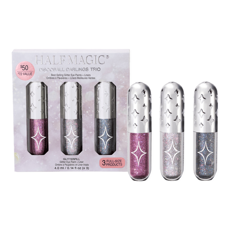 Discoball Darlings Trio - Set de regalo, pintura y delineador de ojos