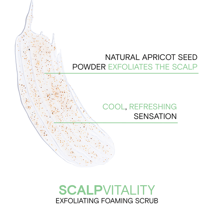 SCALP VITALITY Exfoliante espumoso limpieza profunda