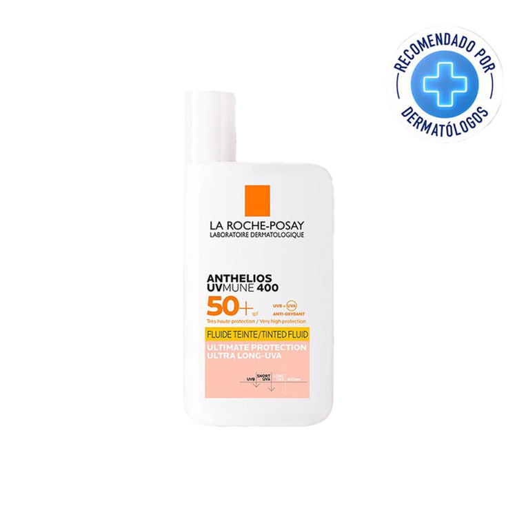 Anthelios Protector solar facial invisible con color