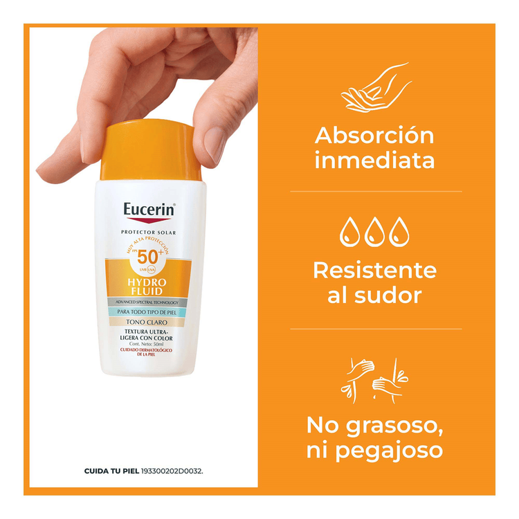 Hydro Fluid Protector Solar Facial textura ligera y confortable