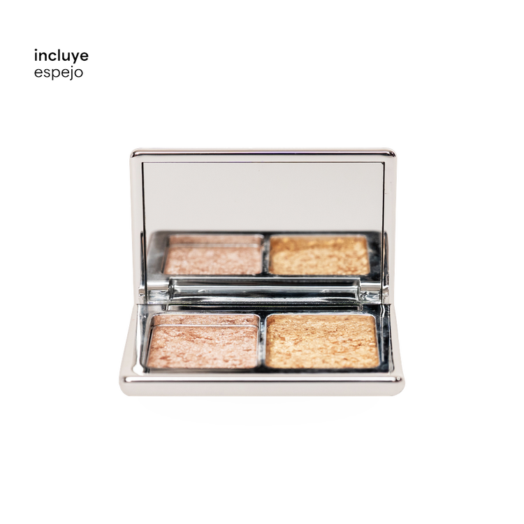 Duo Paleta de sombras Flaky - Mini paleta de sombras 2 tonos