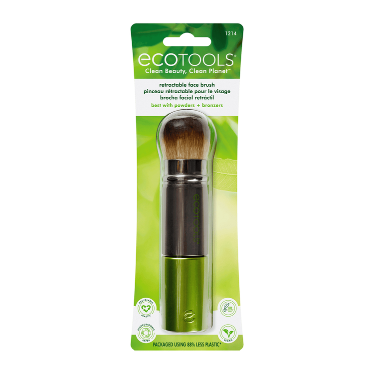 Et Retractable Face Brush Brocha de maquillaje brocha retractil para polvos
