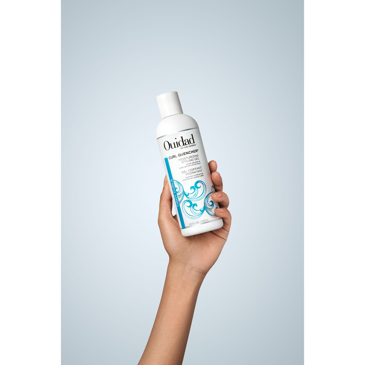 Curl Quencher Moisturizing Styling Gel para peinar fija y sella la humedad
