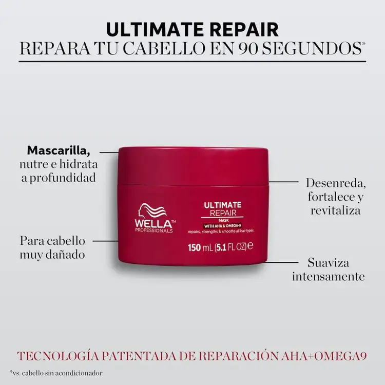 Ultimate Repair - Mascarilla reparadora, intensiva y suavizante