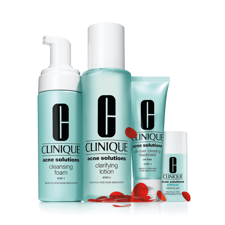 Anti-Blemish Solutions Cleansing Foam Jabón antiacné primer paso en nuestro acne solutions clear skin system