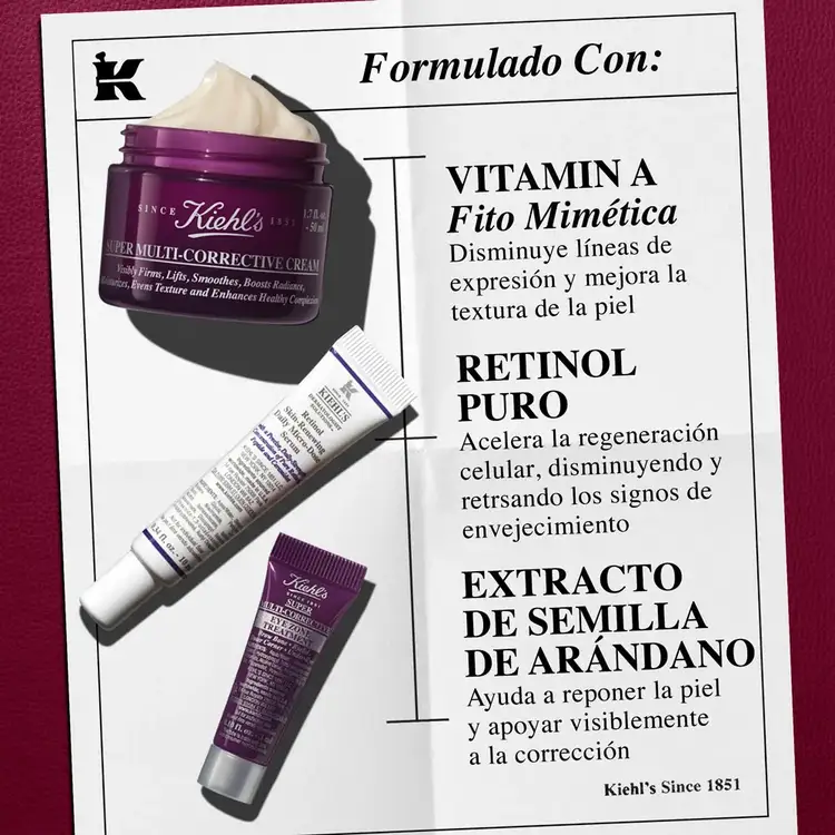 Level Up Your Smooth - Set de regalo, crema facial + contorno de ojos + suero con retinol