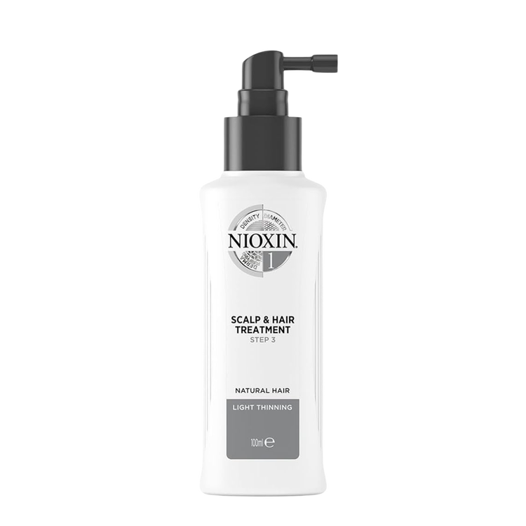 Sistema 1 - Tratamiento capilar, para cabello natural con adelgazamiento capilar