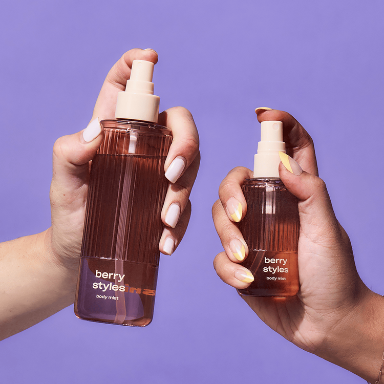 Berry Styles - Bruma corporal, tamaño de viaje aroma afrutado