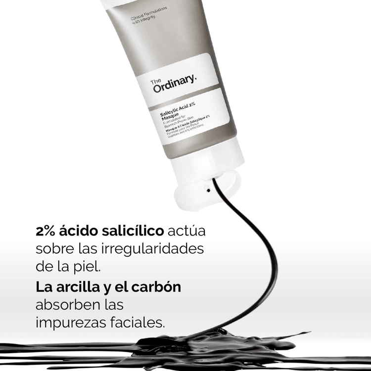 Salicylic Acid 2% - Mascarilla anti-imperfecciones, exfolia profundamente