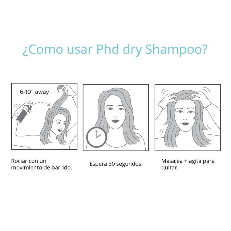 Perfect Hair Day - Shampoo en seco, limpia y absorbe la suciedad, aceite, sudor y olor