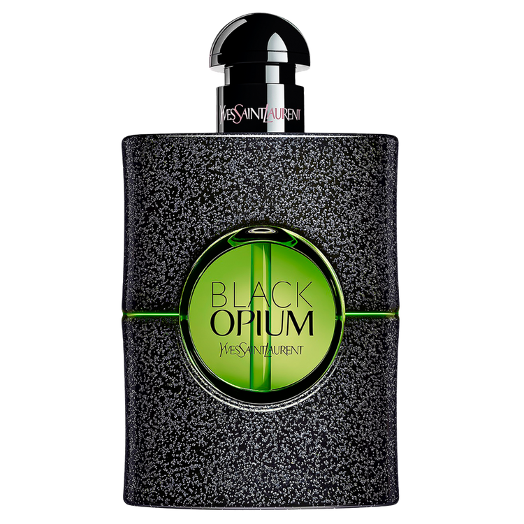 BLACK OPIUM Illicit Green Eau de Parfum fragancia con una energía vibrante y adictiva