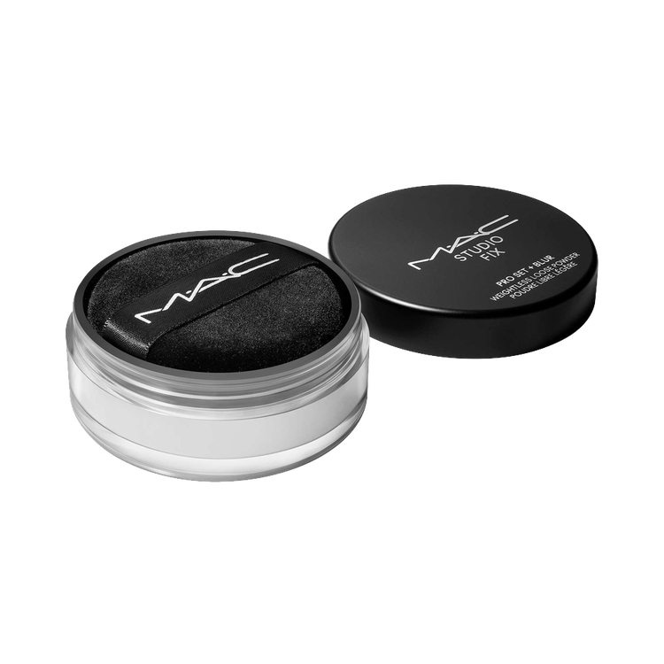 Studio Fix Pro Set + Blur Weightless Loose Powder Polvo fijador fija, matifica y difumina luz