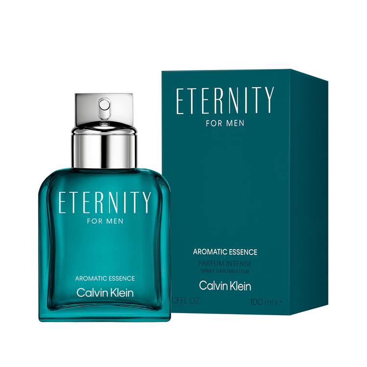 Eternity For Men Aromatic Essence - Eau de Parfum, aporta un sentido de intriga a las interpretaciones previas de la atemporal fragancia