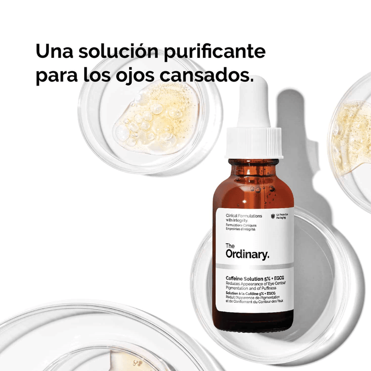Caffeine Solution 5% + EGCG - Suero contorno de ojos, reduce la hinchazón y aparición de ojeras