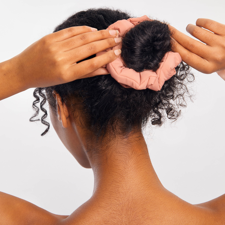 Recycled Fabric Puffy Scrunchies Scrunchies para cabello volumen para el cabello