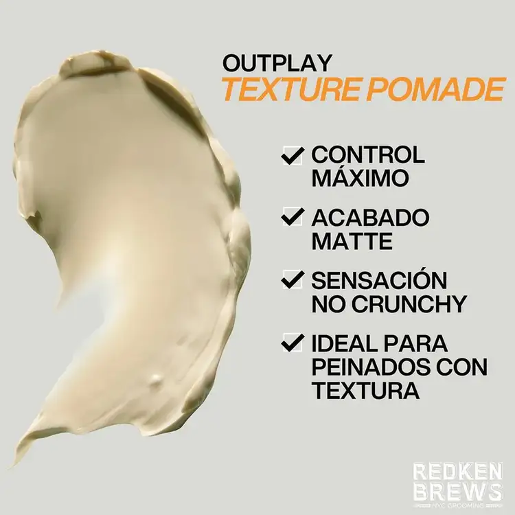 Redken Brews - Pomada, máxima fijación con textura