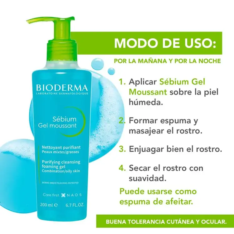 Sebium Gel moussant menos imperfecciones y grasa