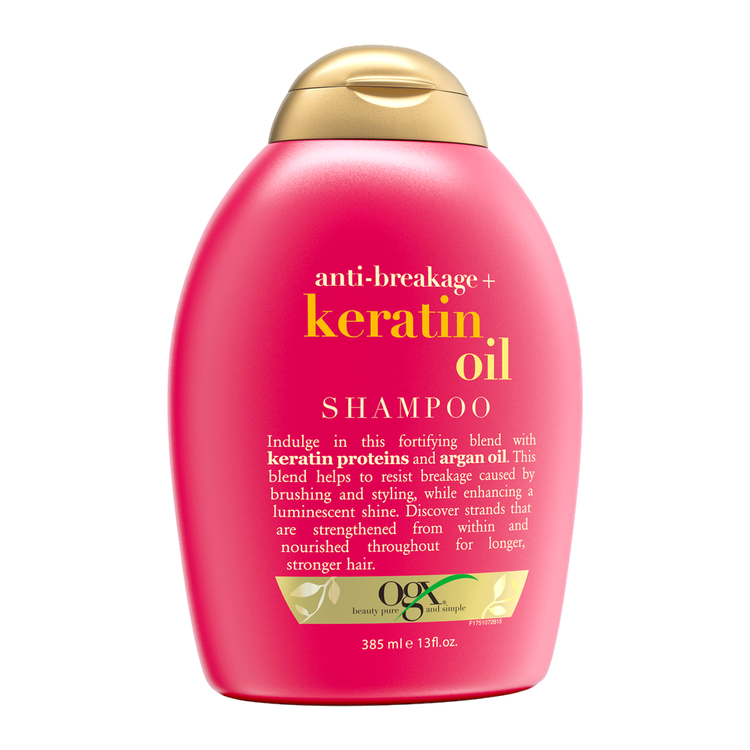 OGX Anti-Breakage Keratin Oil - Shampoo, con aceite de argán