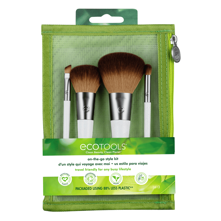 On-The-Go Style - Kit de brochas de maquillaje, para rostro