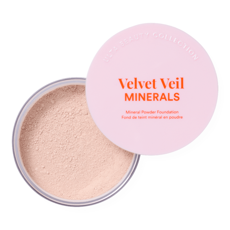 Velvet Veil Minerals - Base de maquillaje en polvo, acabado natural y cobertura uniforme