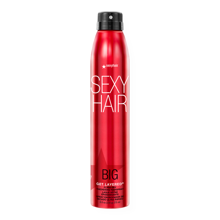 Big Sexy Hair Get Layered Flash Dry Spray texturizador textura y brillo para el cabello