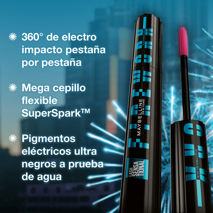 Firework Electro Black Máscara de pestañas alargamiento volumen 359