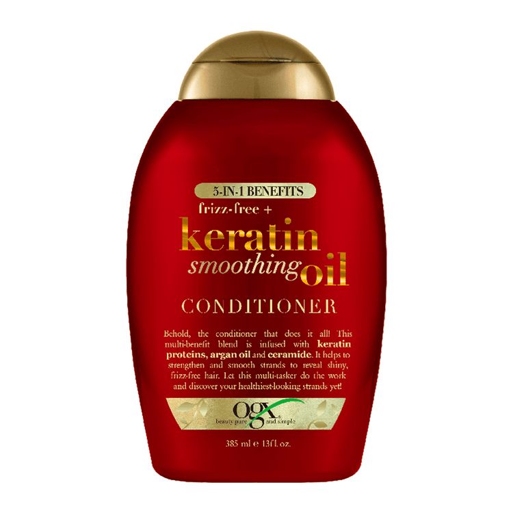 OGX Strengthening And Smooth Extra Strength Keratin Oil - Acondicionador, con proteína de queratina